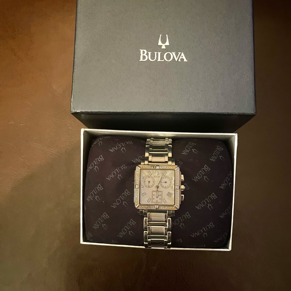 Bulova Silver Watch